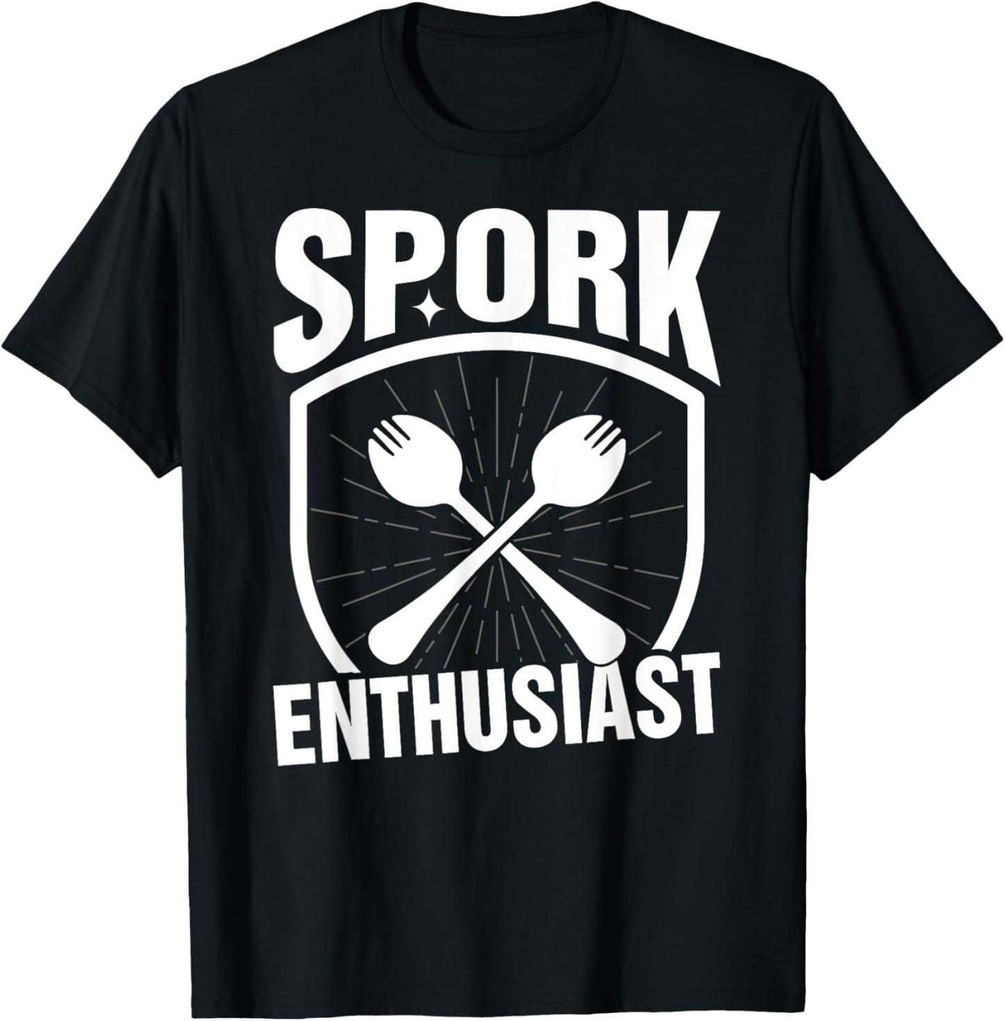 Funny Master Chef Kitchen Spork Enthusiast T-Shirt - T-Shirt | Black
