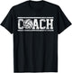 Coach Volleyball Team College Volleyball T-Shirt - T-Shirt | Black