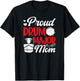 Proud Drum Major Mom Of A Drum Major Mother Drum Major Mama T-Shirt - T-Shirt | Black