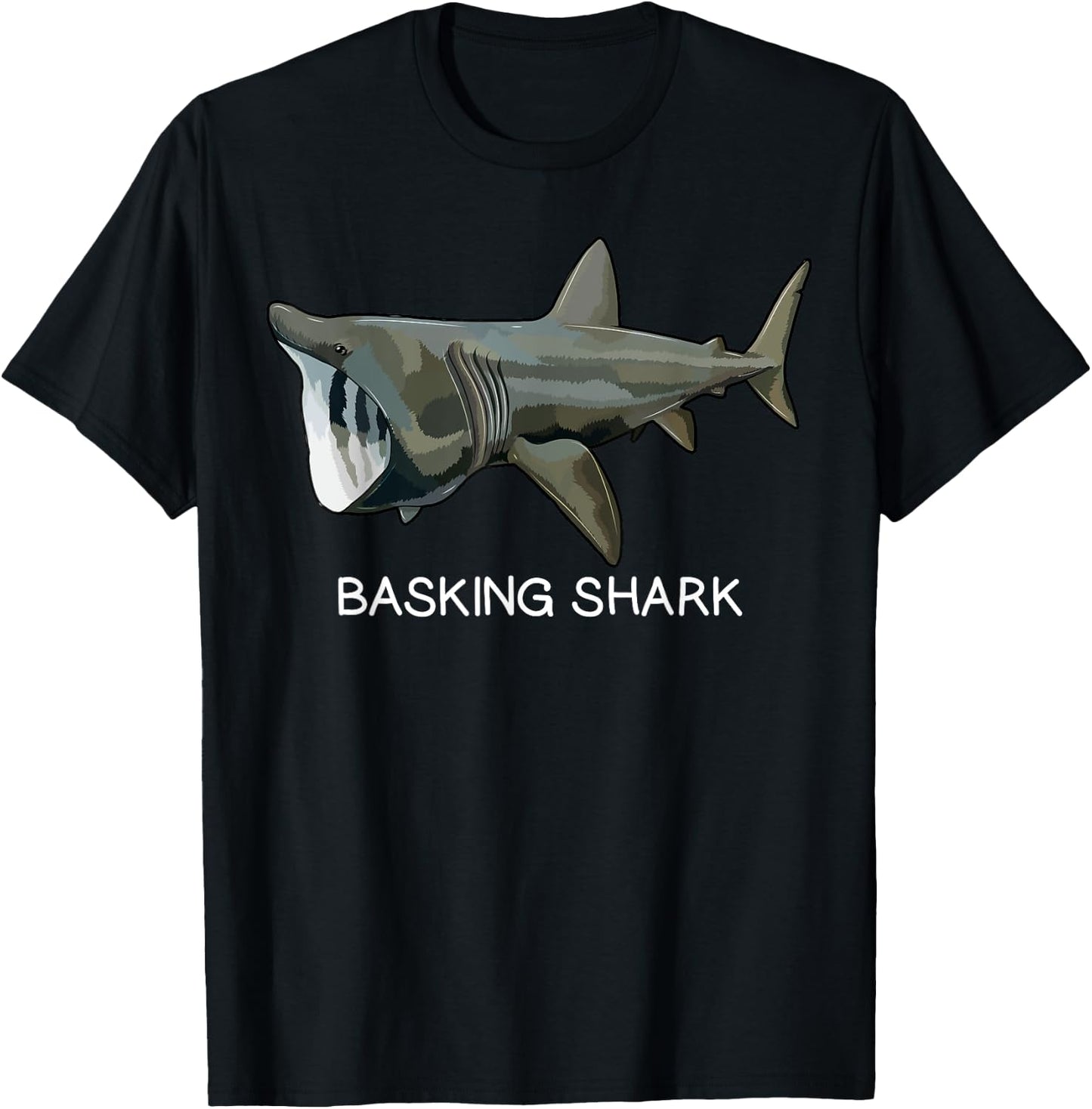 Basking Shark Lover T-Shirt - T-Shirt | Black