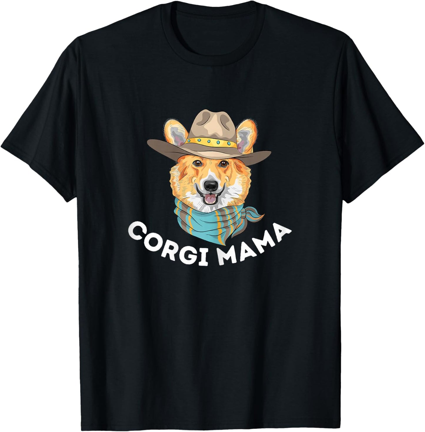 Corgi Mama - Cute Welsh Corgi Owner Dog Lover T-Shirt - T-Shirt | Black