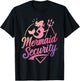Mermaid Security T-Shirt - T-Shirt | Black