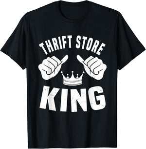 Funny Thrift Store King Thrifter Flea Market Picker Men T-Shirt - T-Shirt | Black