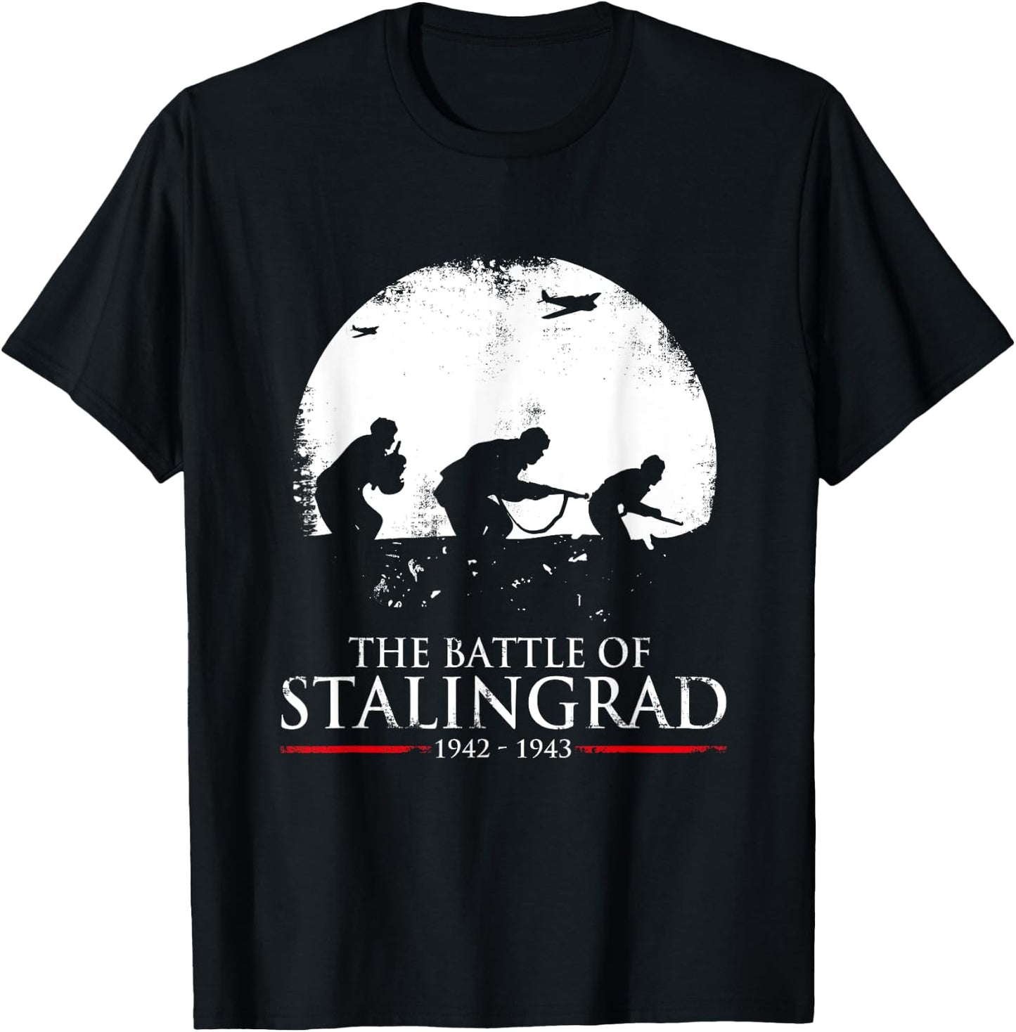 The Battle Of Stalingrad WWII / World War 2 War History T-Shirt - T-Shirt | Black