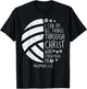 Volleyball i can do things Bible Verse God Jesus Gift T-Shirt - T-Shirt | Black