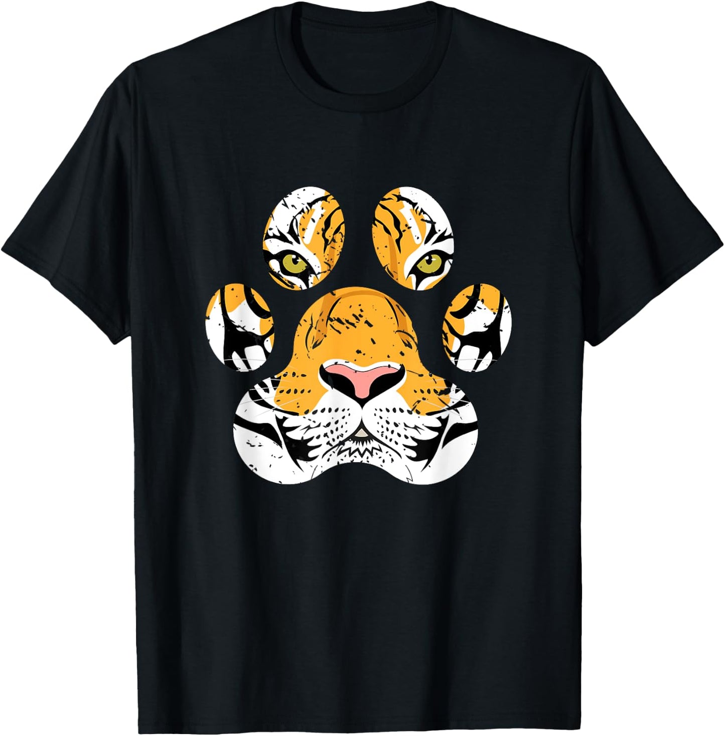 Asia Wild Animal Lover Gift Tiger T-Shirt - T-Shirt | Black