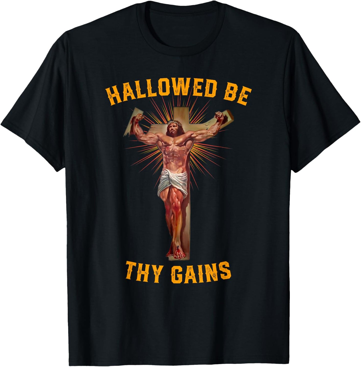 Hallowed Be Thy Gains T-Shirt - T-Shirt | Black