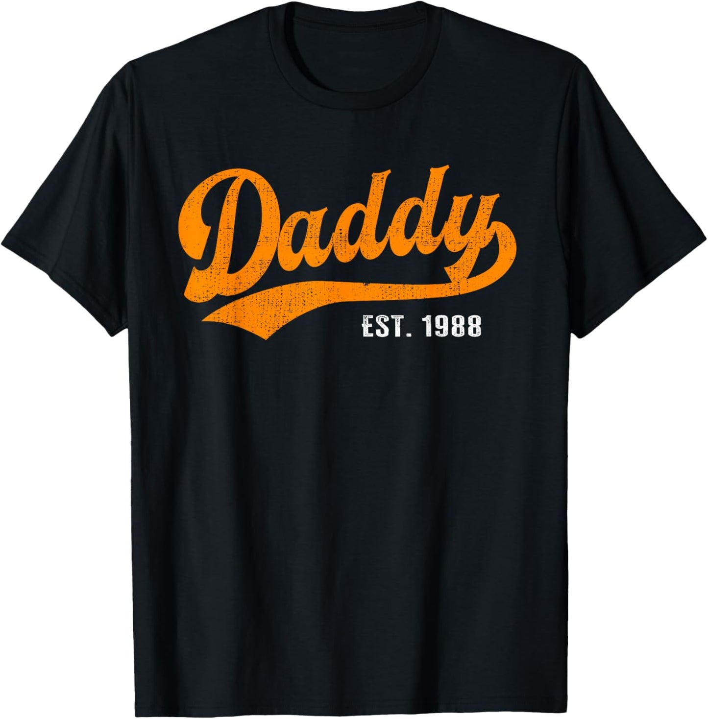 Daddy Best Dad Ever Since 1988 T-Shirt - T-Shirt | Black