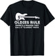 Oldies Rule - Funny Classic Rock Lover & Birthday Gift T-Shirt - T-Shirt | Black