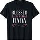 Blessed To Be Called Nana Grandma Cute Cool T-Shirt - T-Shirt | Black