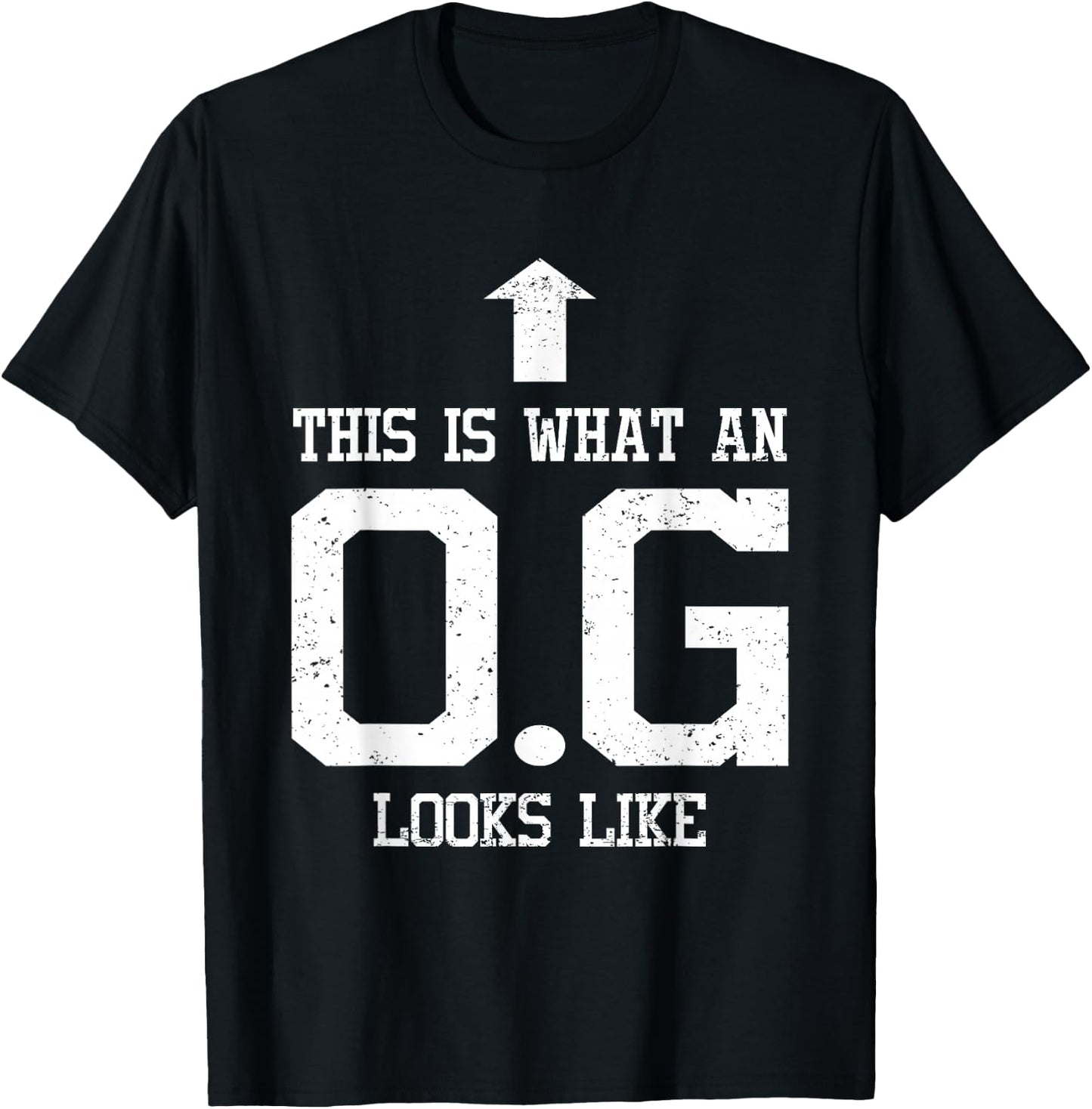 OG Shirt Original Gangster Gift Dad Grandpa Uncle T-Shirt - T-Shirt | Black