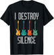 Guitar Vintage Guitar Player Gift T-Shirt - T-Shirt | Black