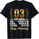 3 Years Married - Funny 3rd Wedding Anniversary T-Shirt - T-Shirt | Black