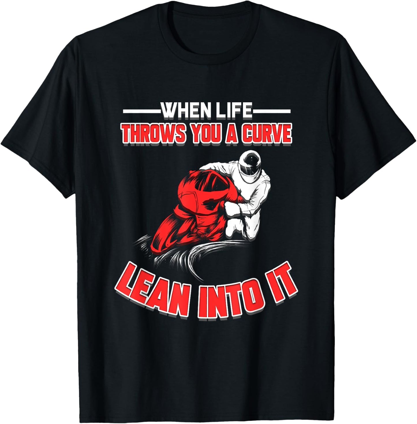Motorcycle Club Rider Motorcyclist Gift Motocross Quote T-Shirt - T-Shirt | Black