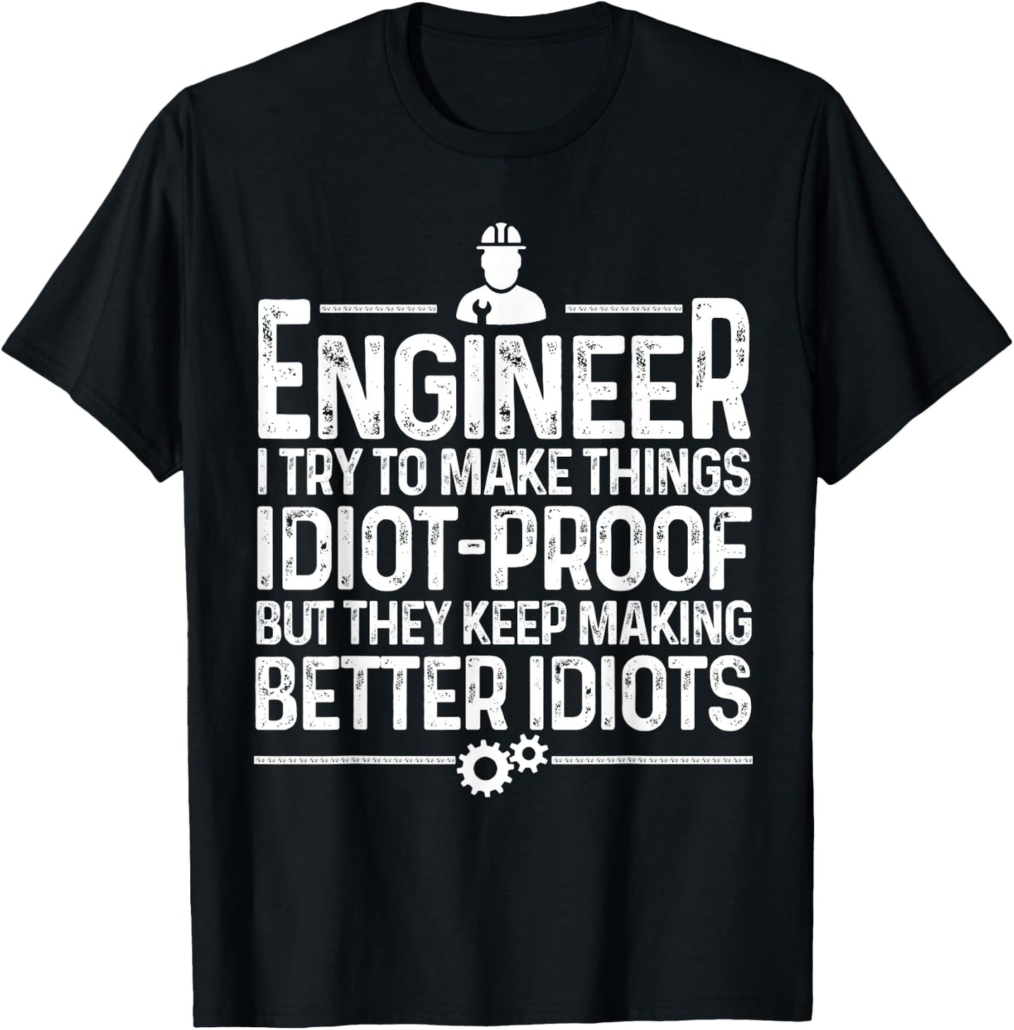 Funny Engineer Gift Women Cool Engineering Mechanic Small T-Shirt - T-Shirt | Black