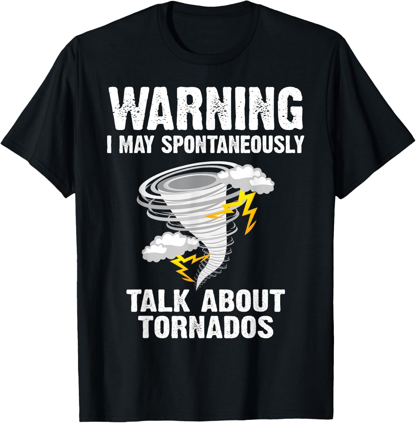 Funny Storm Tornado Chaser Gift Men Women Kids Cool Hunter T-Shirt - T-Shirt | Black