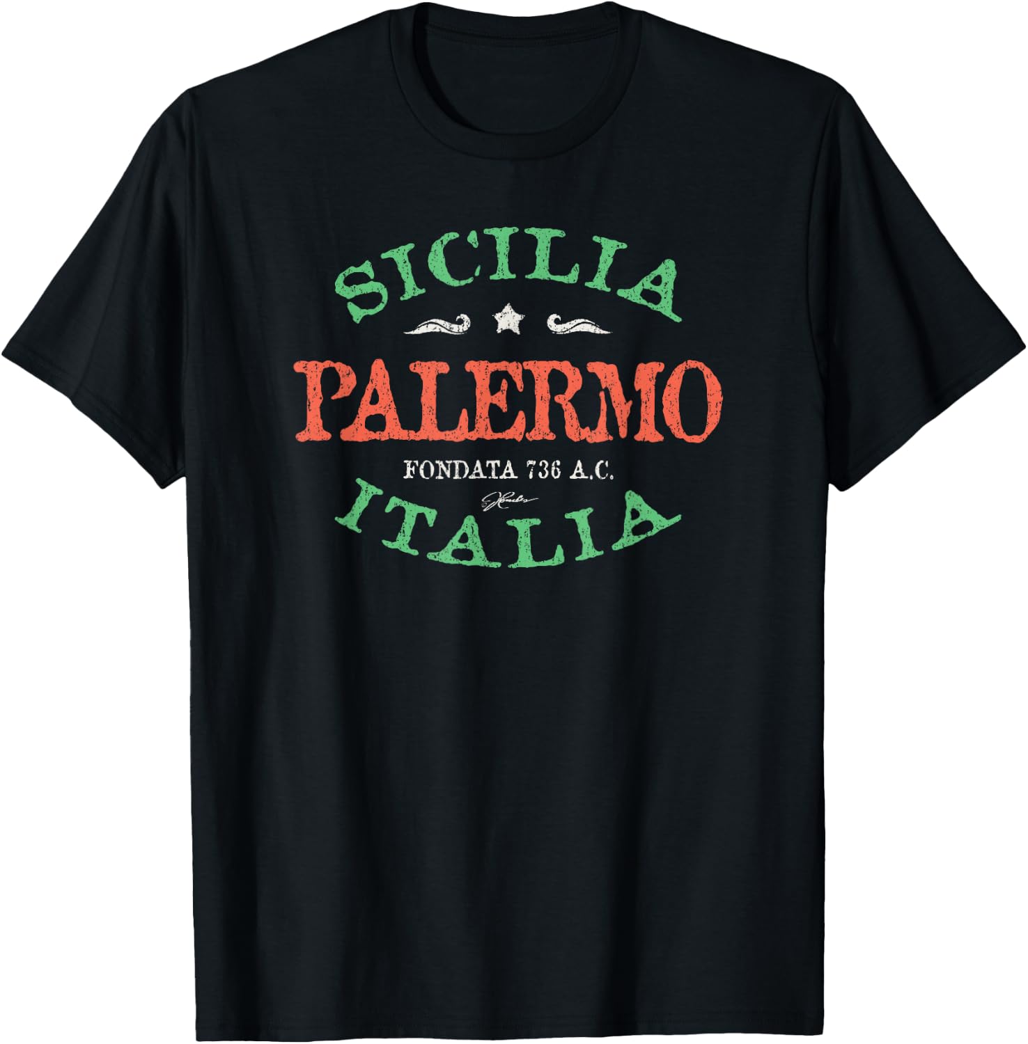 JCombs: Palermo, Sicily, Italy T-Shirt - T-Shirt | Black