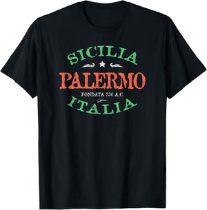 JCombs: Palermo, Sicily, Italy T-Shirt - T-Shirt | Black