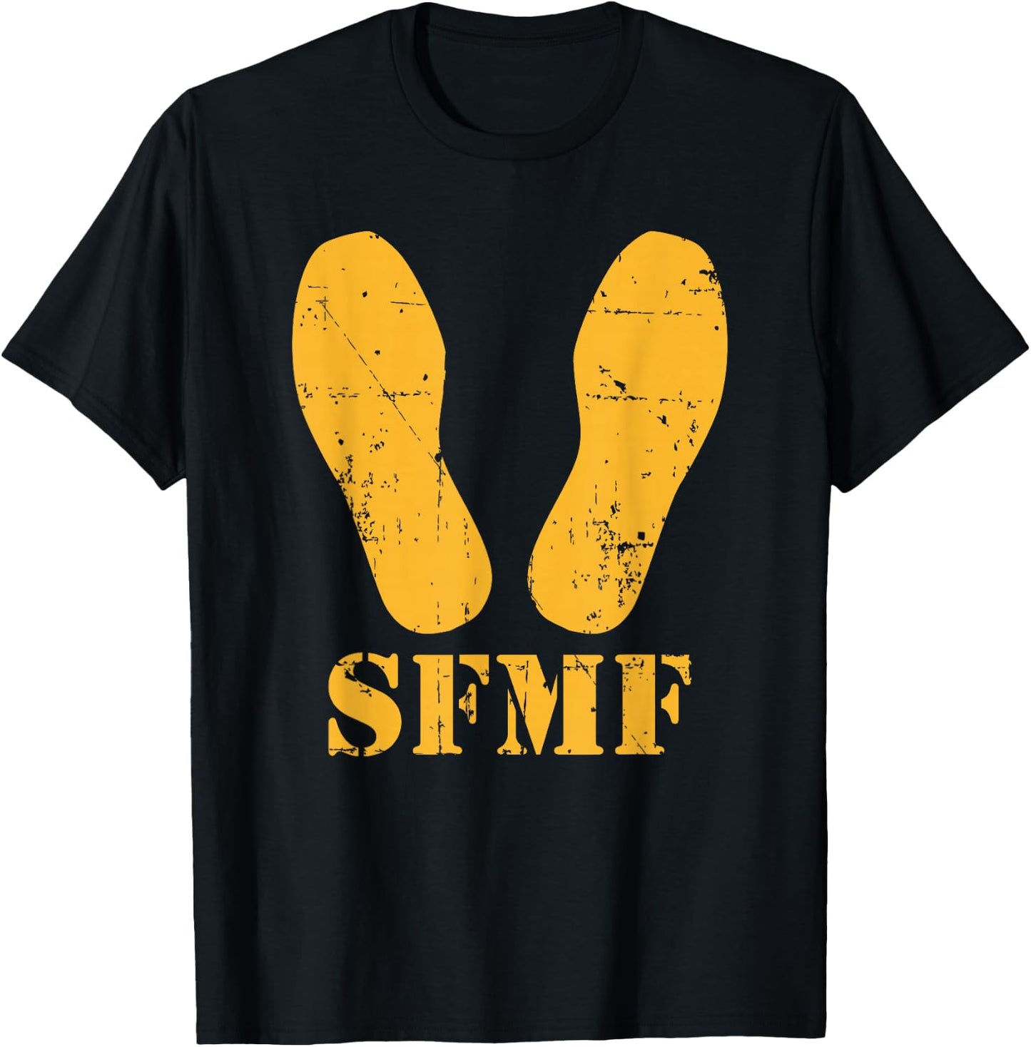 Yellow Footprints - SFMF T-Shirt - T-Shirt | Black