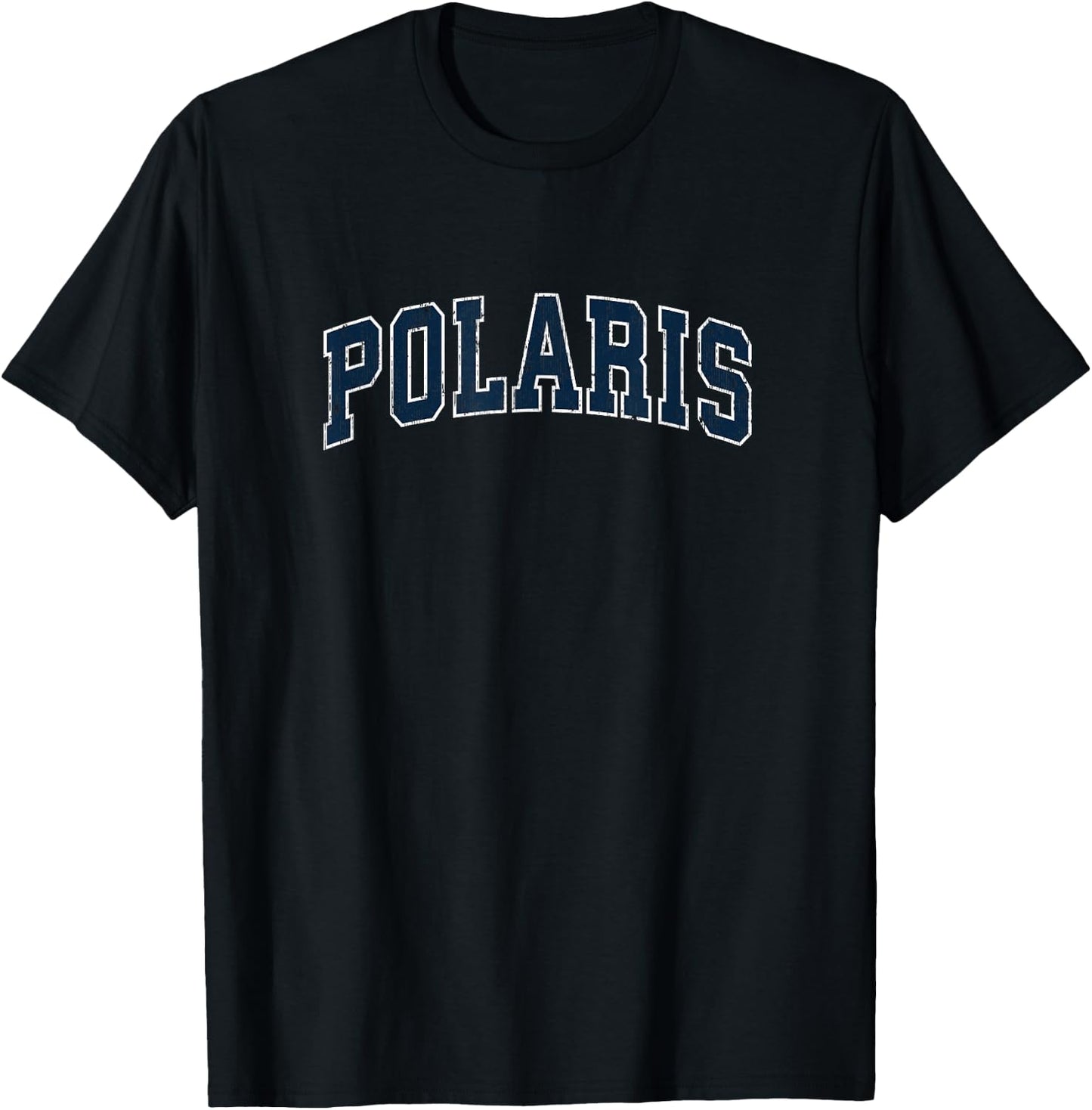 Polaris Montana MT Vintage Sports Design Navy Design T-Shirt - T-Shirt | Black