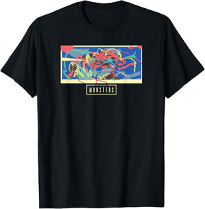 Universal Monsters The Invisible Man Fragmented T-Shirt - T-Shirt | Black