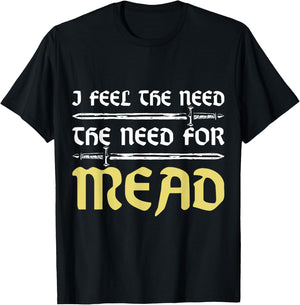 Funny Ren Faire Mead Renaissance Festival T-Shirt - T-Shirt | Black