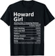 HOWARD GIRL WI WISCONSIN Funny City Home Roots USA Gift T-Shirt - T-Shirt | Black