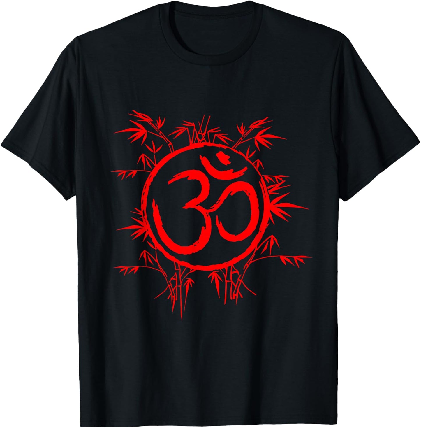 Om Ohm Aum Symbol Spiritual Yoga Gift T-Shirt - T-Shirt | Black
