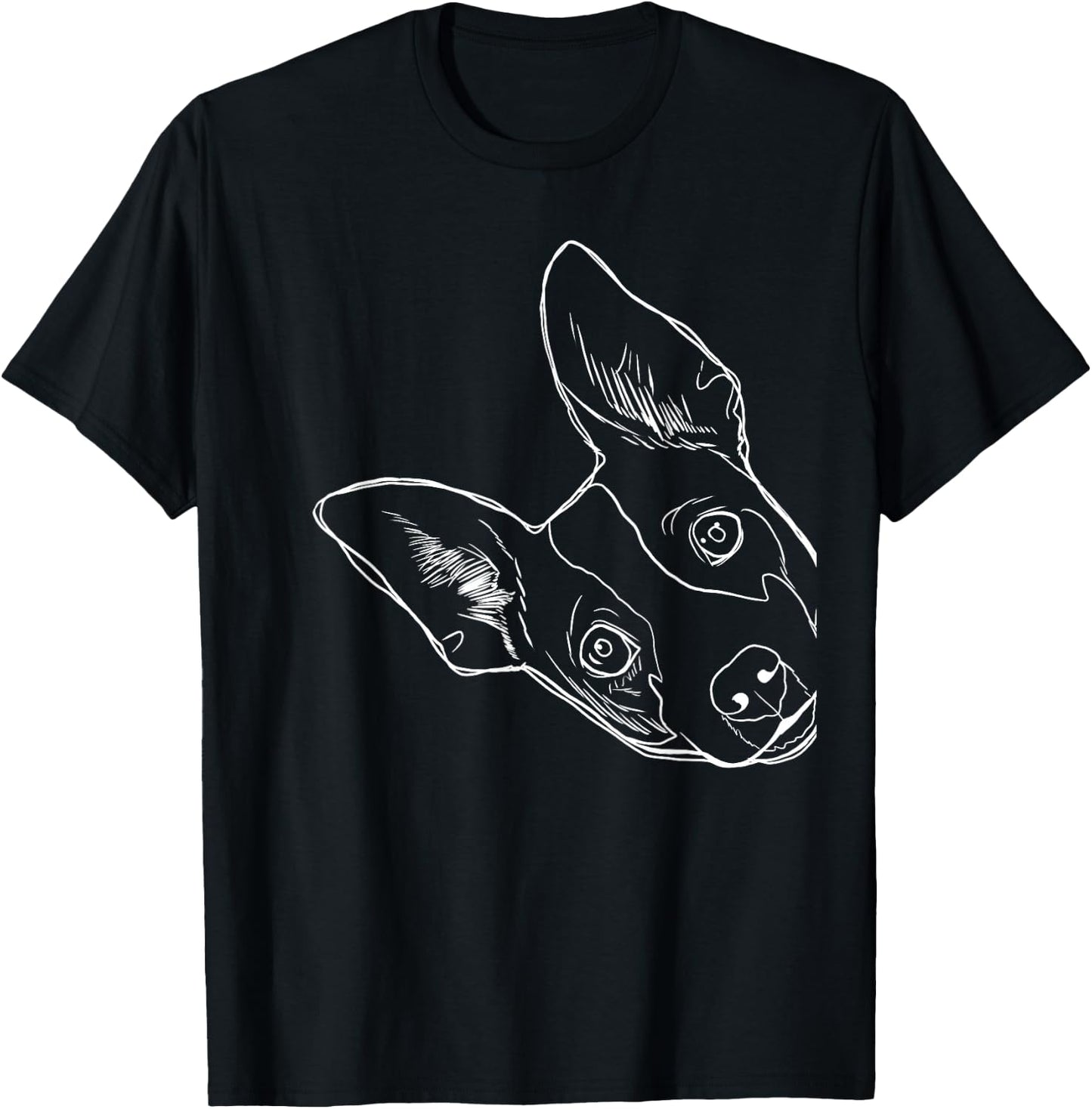 Funny Dog Rat Terrier T-Shirt - T-Shirt | Black