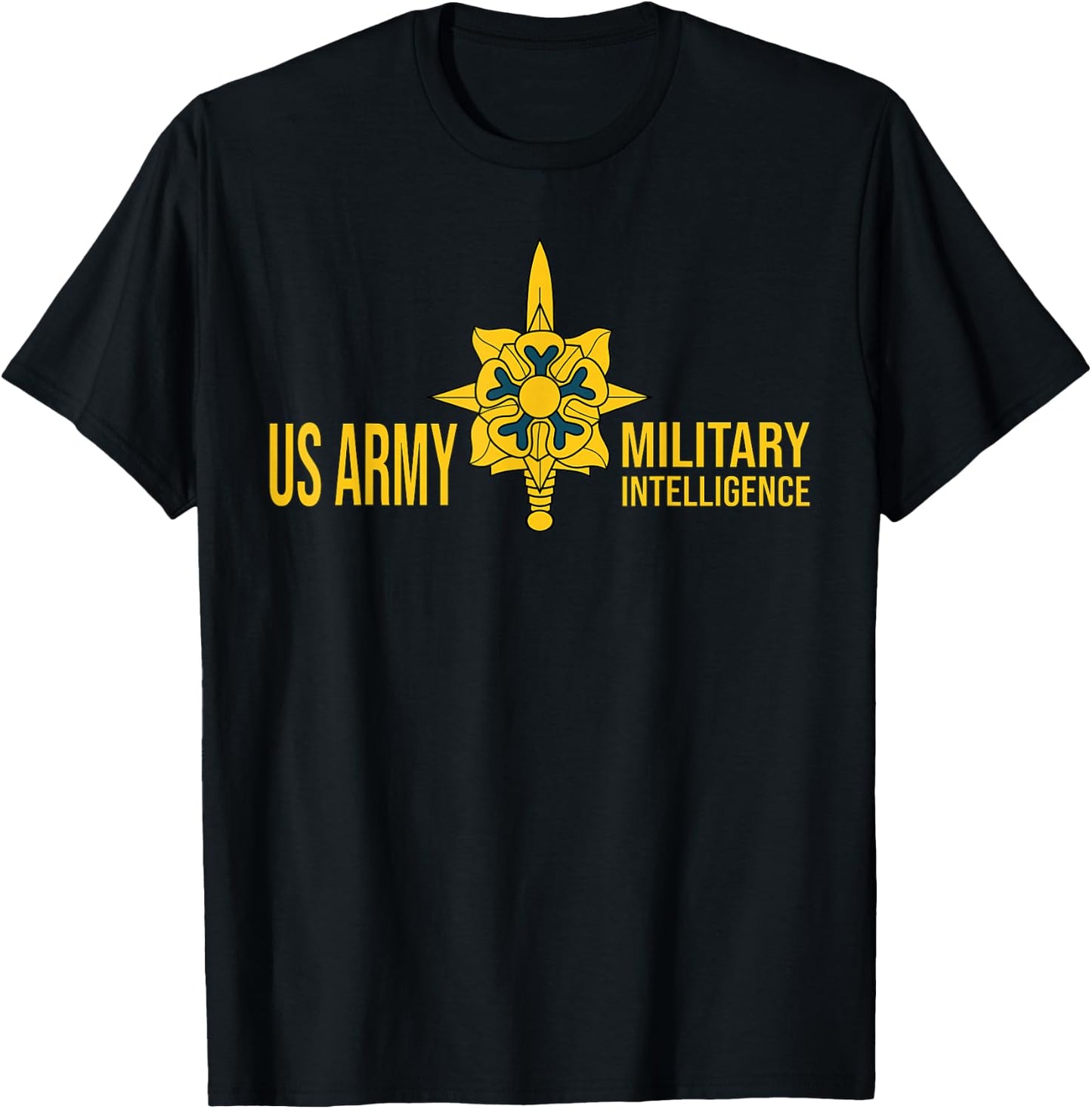 Army Military Intelligence Corps US USA T-Shirt - T-Shirt | Black