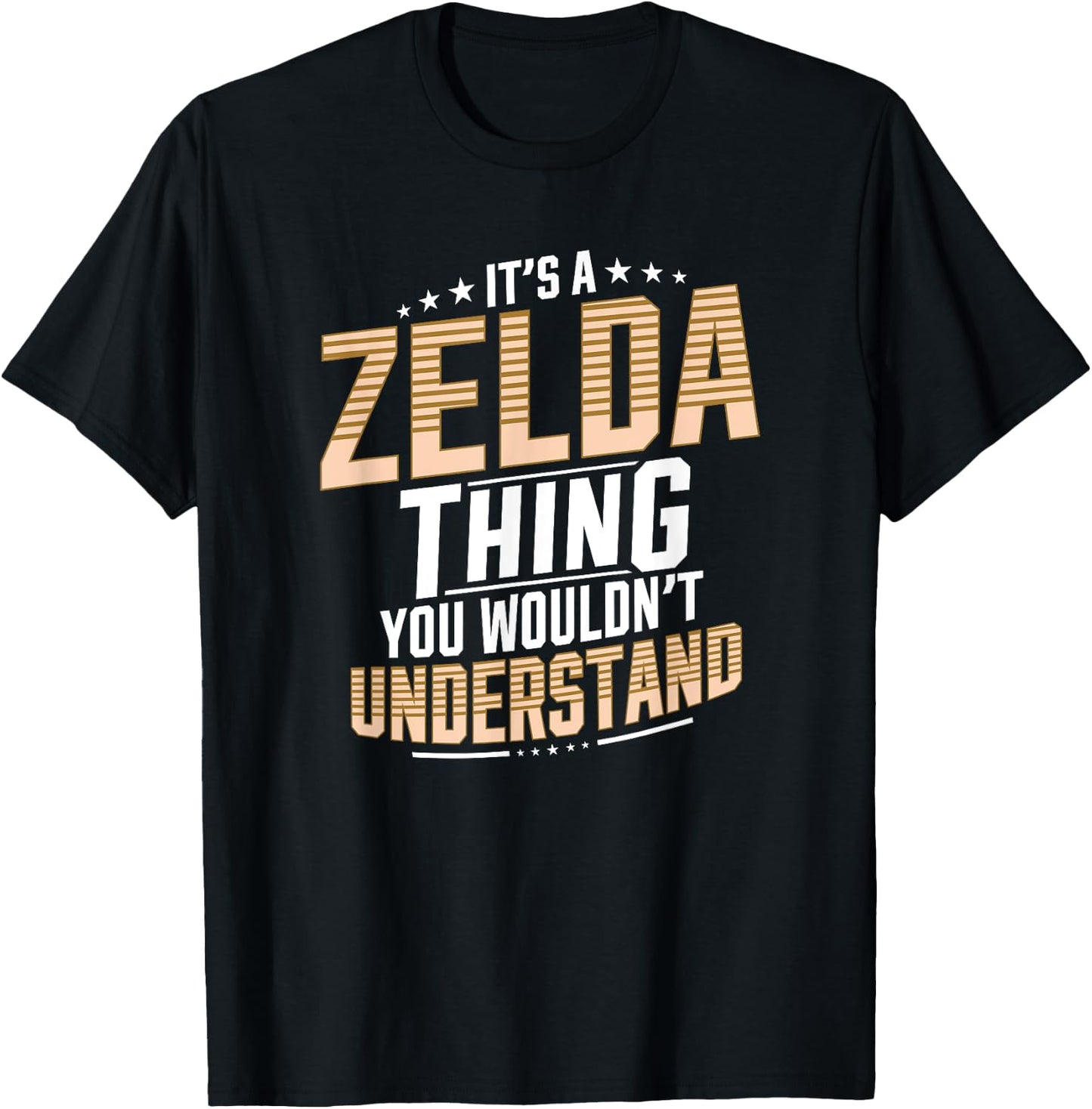 It’s a Zelda Thing You Wouldn’t Understand Personal Name Small T-Shirt - T-Shirt | Black