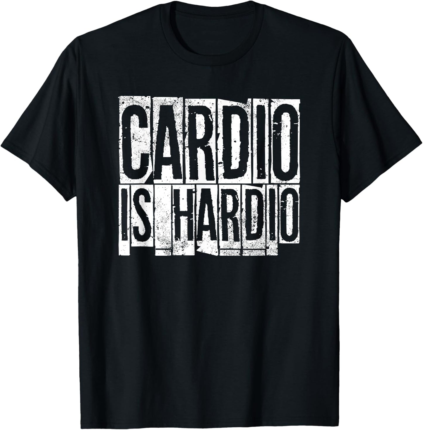 Cardio Is Hardio Cardio Runner Shirt T-Shirt - T-Shirt | Black