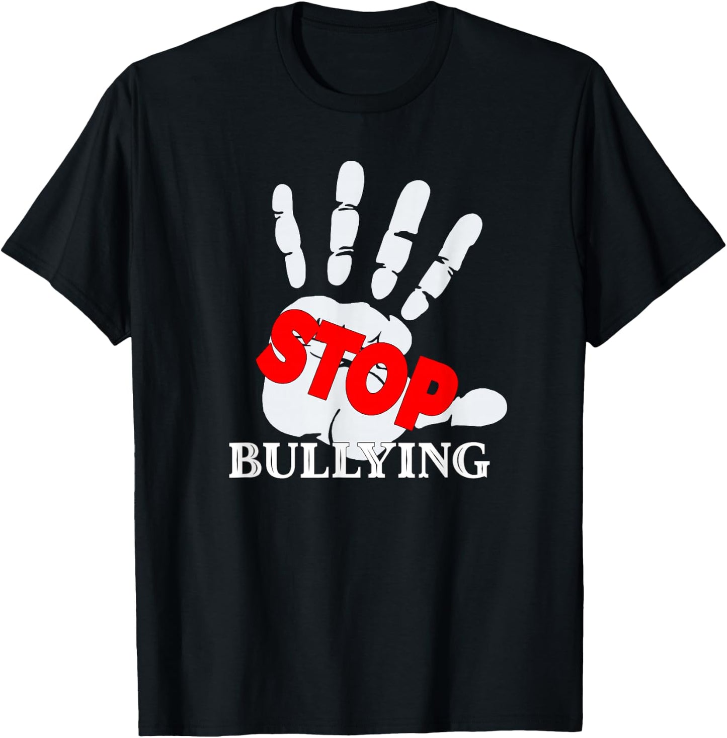 Stop Bullying Anti Bullying Pink Day Unity Day T-Shirt - T-Shirt | Black