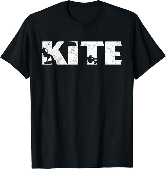 Kite Surf Kiteboarding Kitesurfing Kitesurf Kiteboarder T-Shirt - T-Shirt | Black