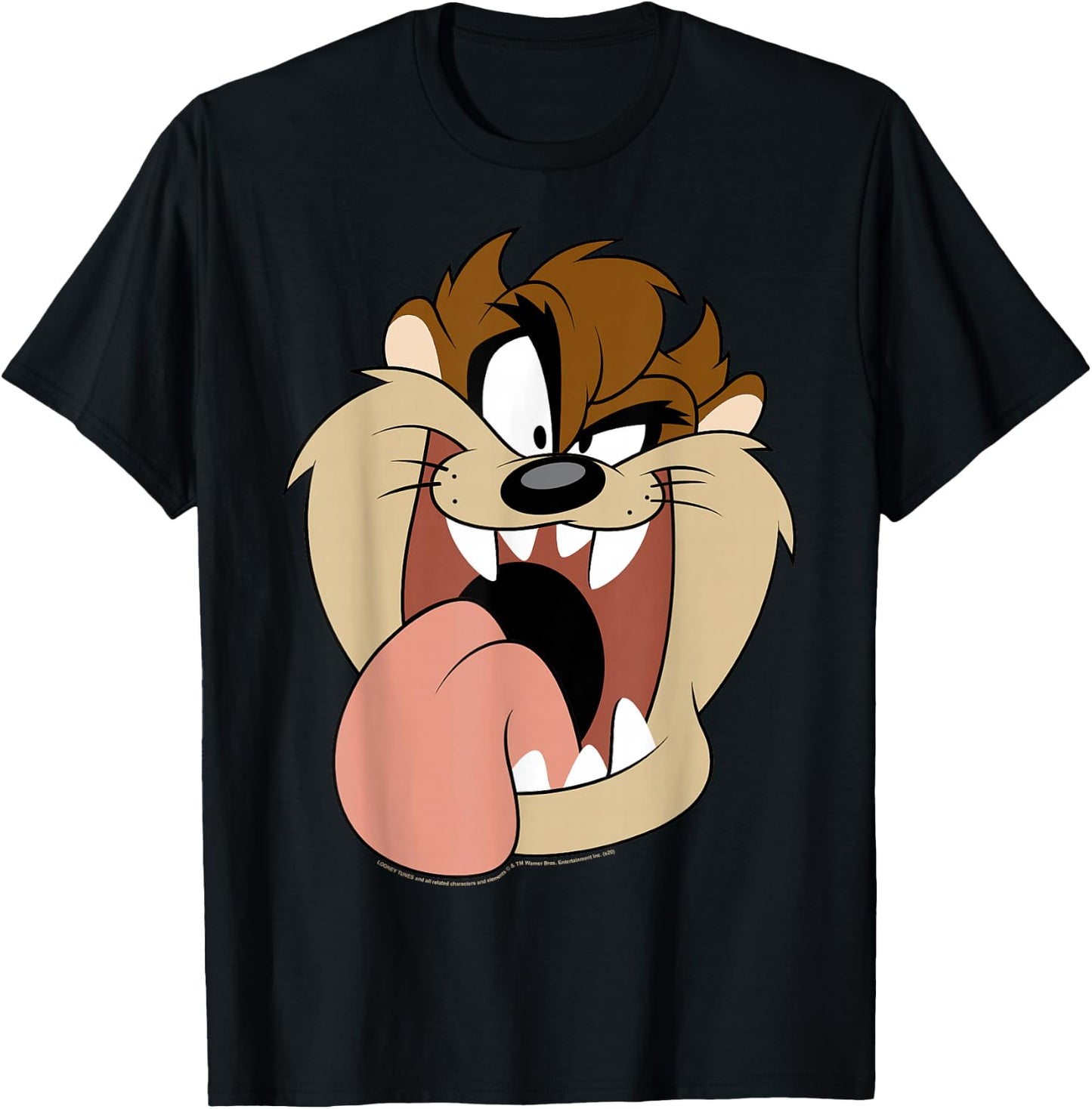 Looney Tunes Taz Big Face T-Shirt - T-Shirt | Black