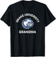 Drake University Bulldogs Arched Grandma T-Shirt - T-Shirt | Black
