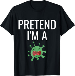 Pretend I'm A Germ Costume Funny Halloween Party Kids T-Shirt - T-Shirt | Black