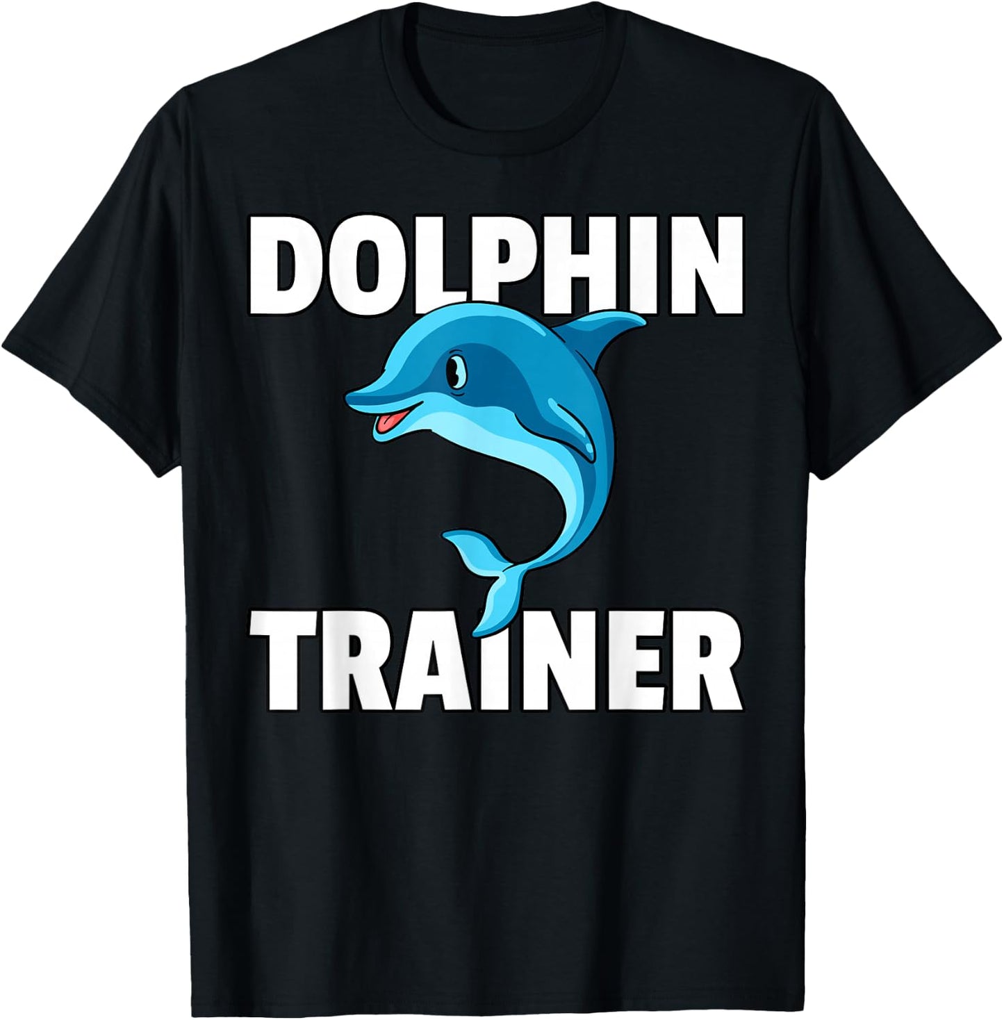 Dolphin Trainer Gift Dolphin Girls T-Shirt - T-Shirt | Black