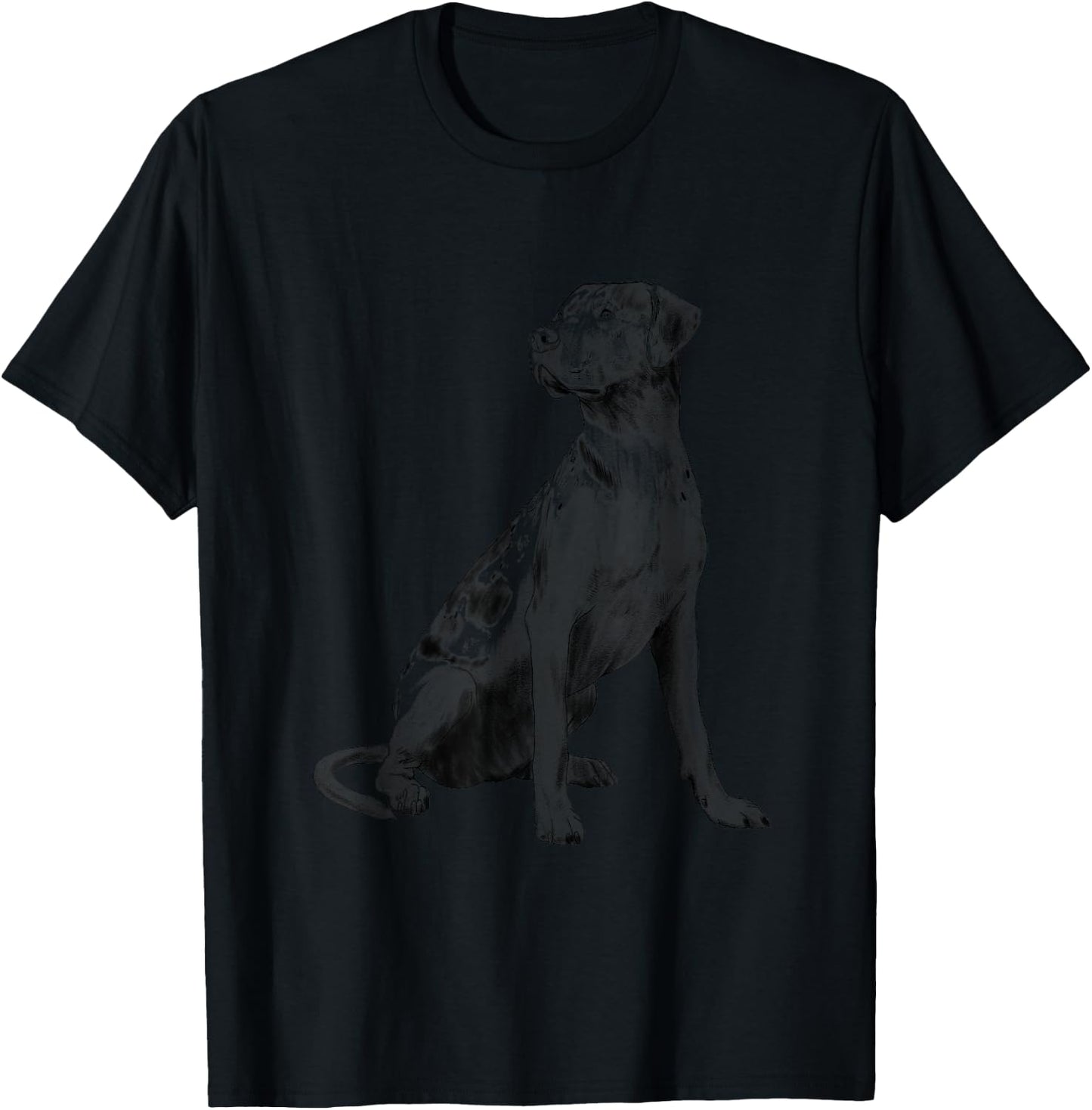 Louisiana Catahoula Leopard Dog T-Shirt - T-Shirt | Black