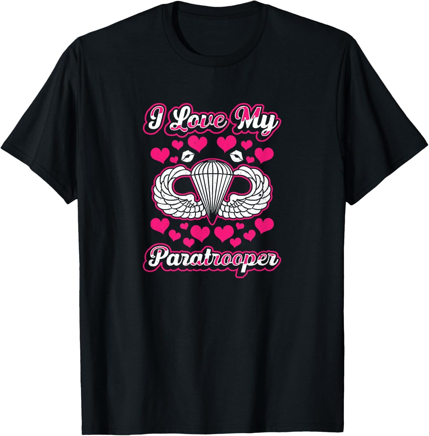 82nd Airborne Shirts Paratrooper Wife Girlfriend T-Shirt - T-Shirt | Black