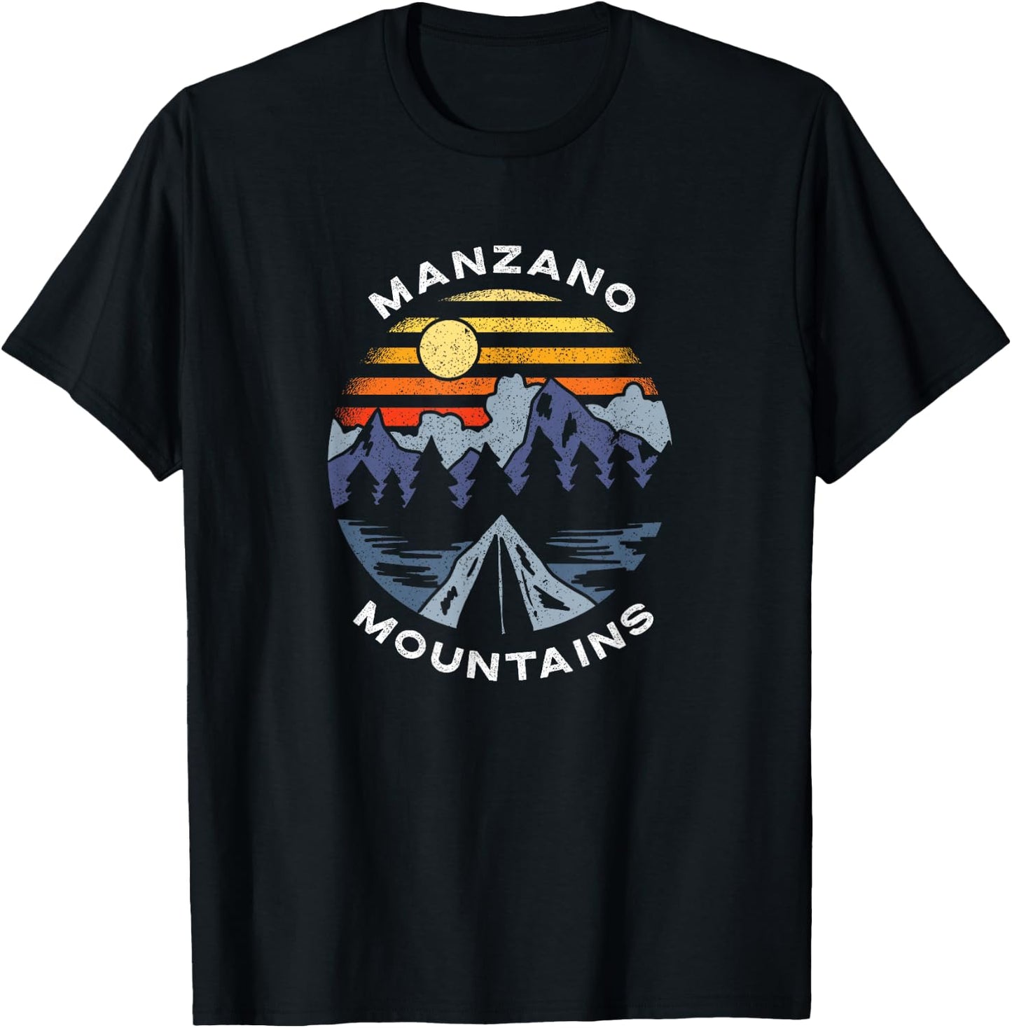 Manzano Mountains State Park New Mexico Camping Vacation T-Shirt - T-Shirt | Black