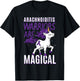 Arachnoiditis Arachnoid Chronic Disorder Warrior Unicorn T-Shirt - T-Shirt | Black