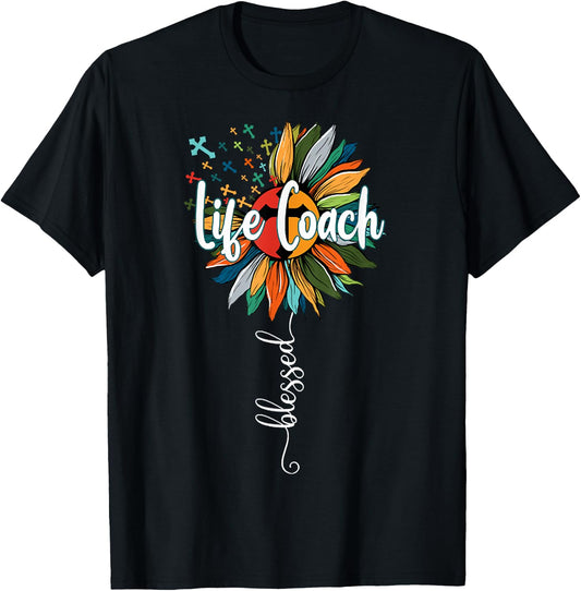 Life Coach Mentor Life Coaching Girls Funny T-Shirt - T-Shirt | Black