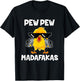 Pew Pew Madafakas Chicken T-Shirt - T-Shirt | Black