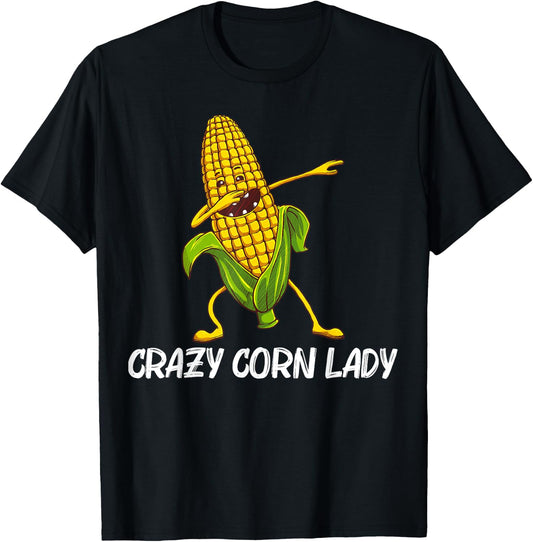 Funny Corn Gift Mom Corn On The Cob Costume Farmer T-Shirt - T-Shirt | Black