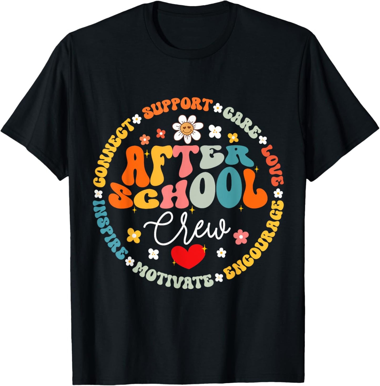 After School Crew Appreciation Week Back to School T-Shirt - T-Shirt | Black