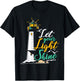 Christianity Jesus God Lighthouse - let your light shine T-Shirt - T-Shirt | Black