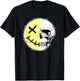 Smile Skull Skeleton Face Skull T-Shirt - T-Shirt | Black