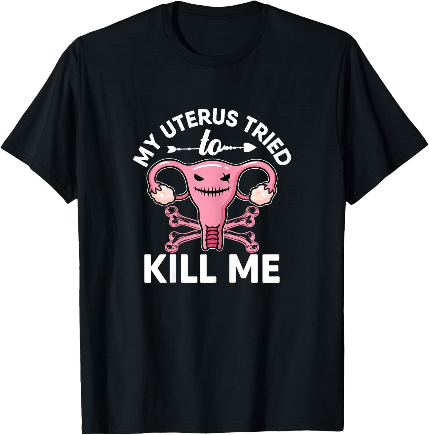 Uterus Hysterectomy Surgery Recovery Co Women's Black X-Small Modern Novelty T-Shirt - T-Shirt | Black