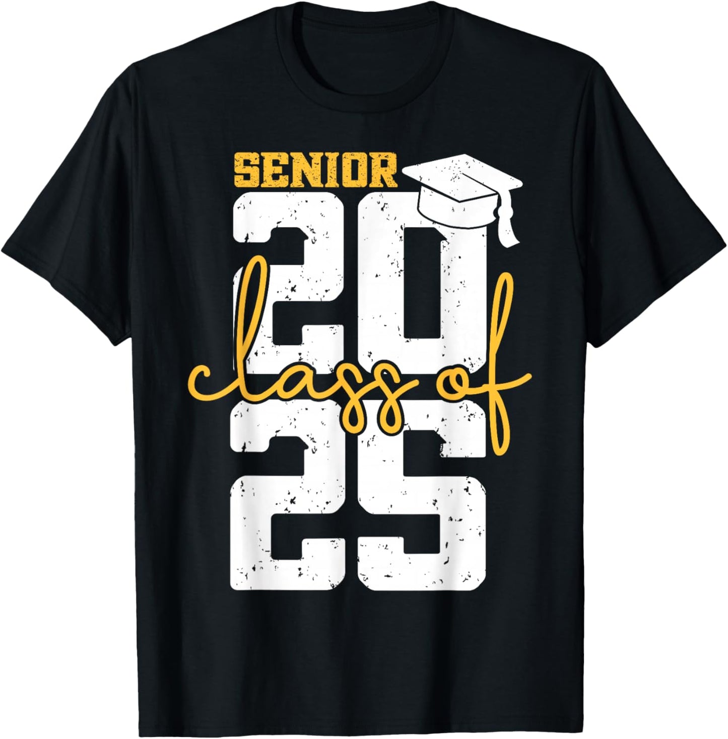 Class of 2025 Senior 2025 Graduation T-Shirt - T-Shirt | Black